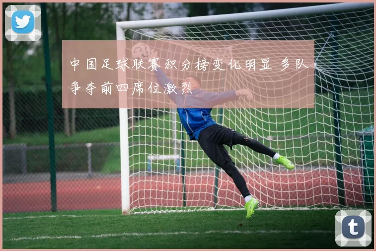 中国足球联赛积分榜变化明显 多队争夺前四席位激烈